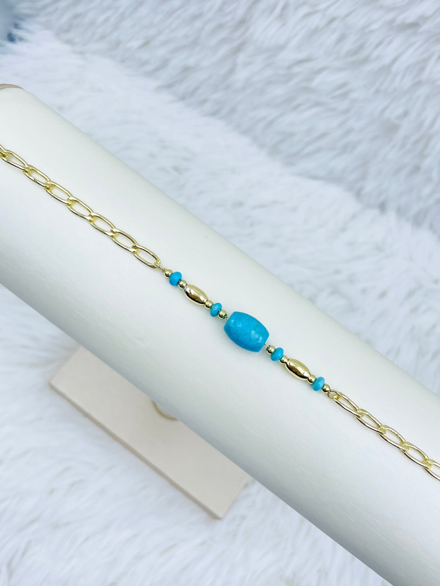 Pulsera Dorada Rosek