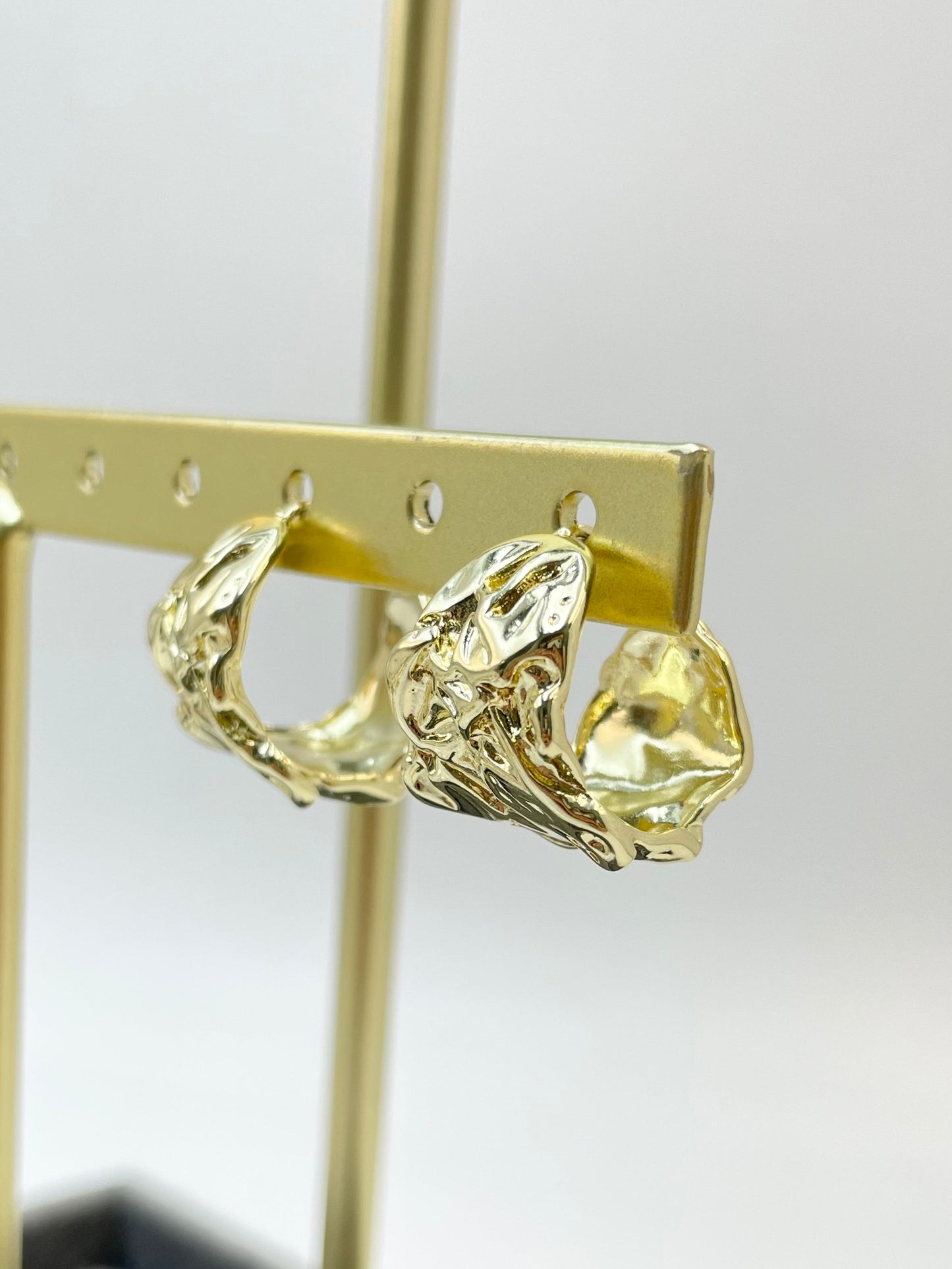 Aretes Chunky Dorados