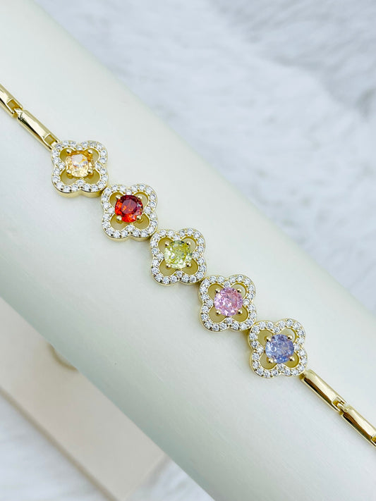 Pulsera Dorada Rosek