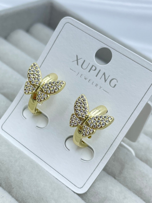 Aretes Xuping Dorado