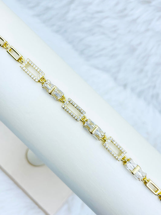 Pulsera Dorada Rosek