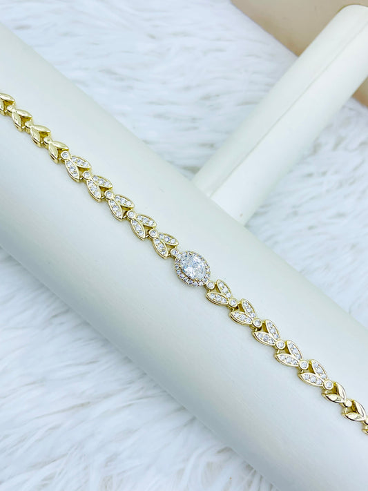 Pulsera Dorada Rosek