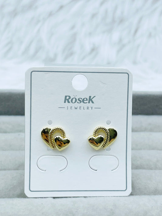 Aretes Dorados Rosek