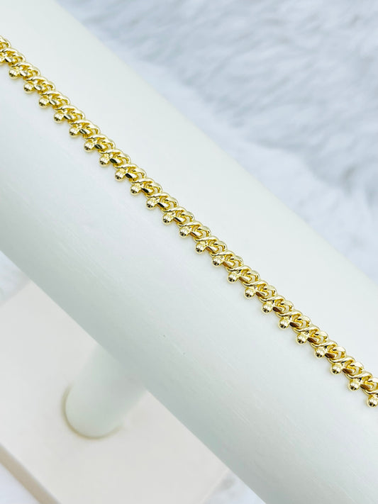 Pulsera Dorada Rosek