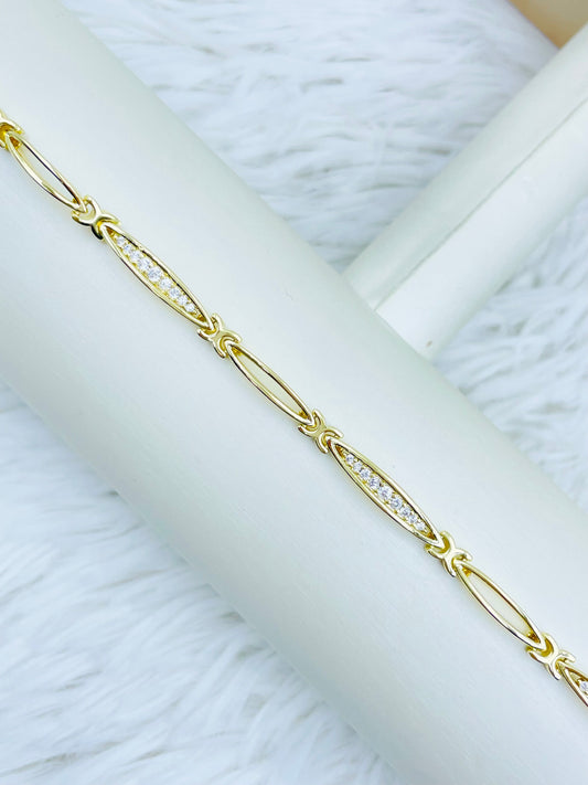 Pulsera Dorada Rosek