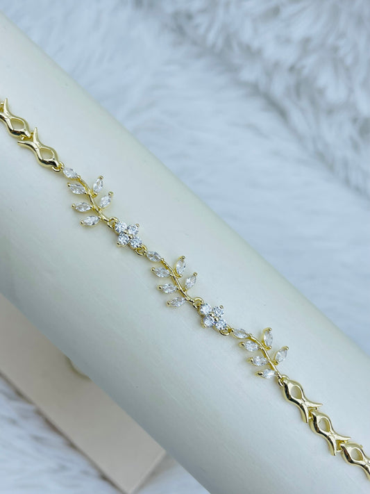 Pulsera Dorada Rosek