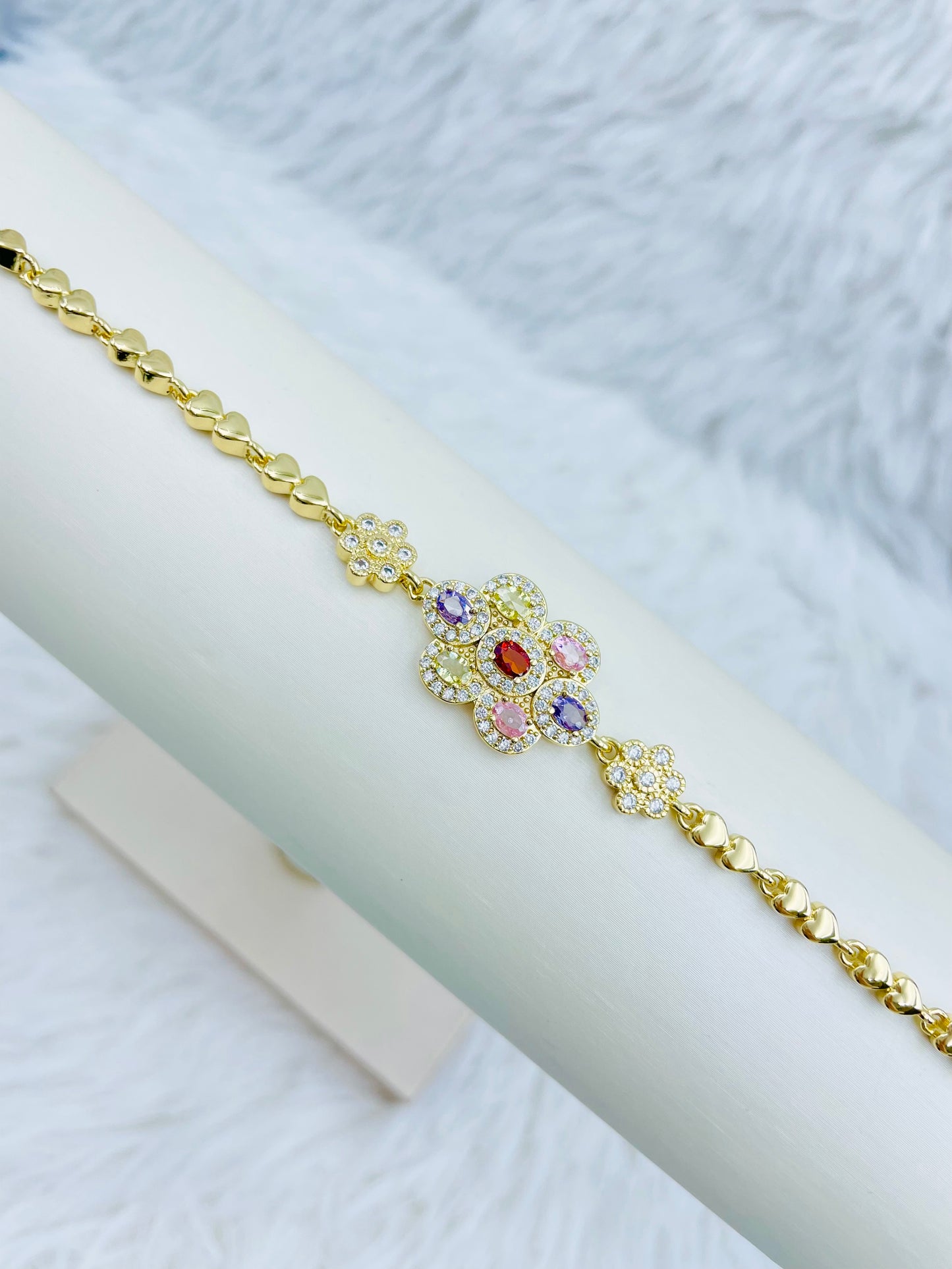 Pulsera Dorada Rosek