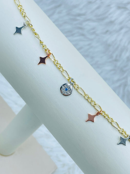 Pulsera Dorada Rosek