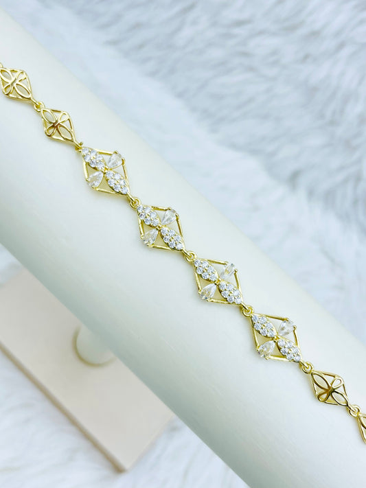 Pulsera Dorada Rosek