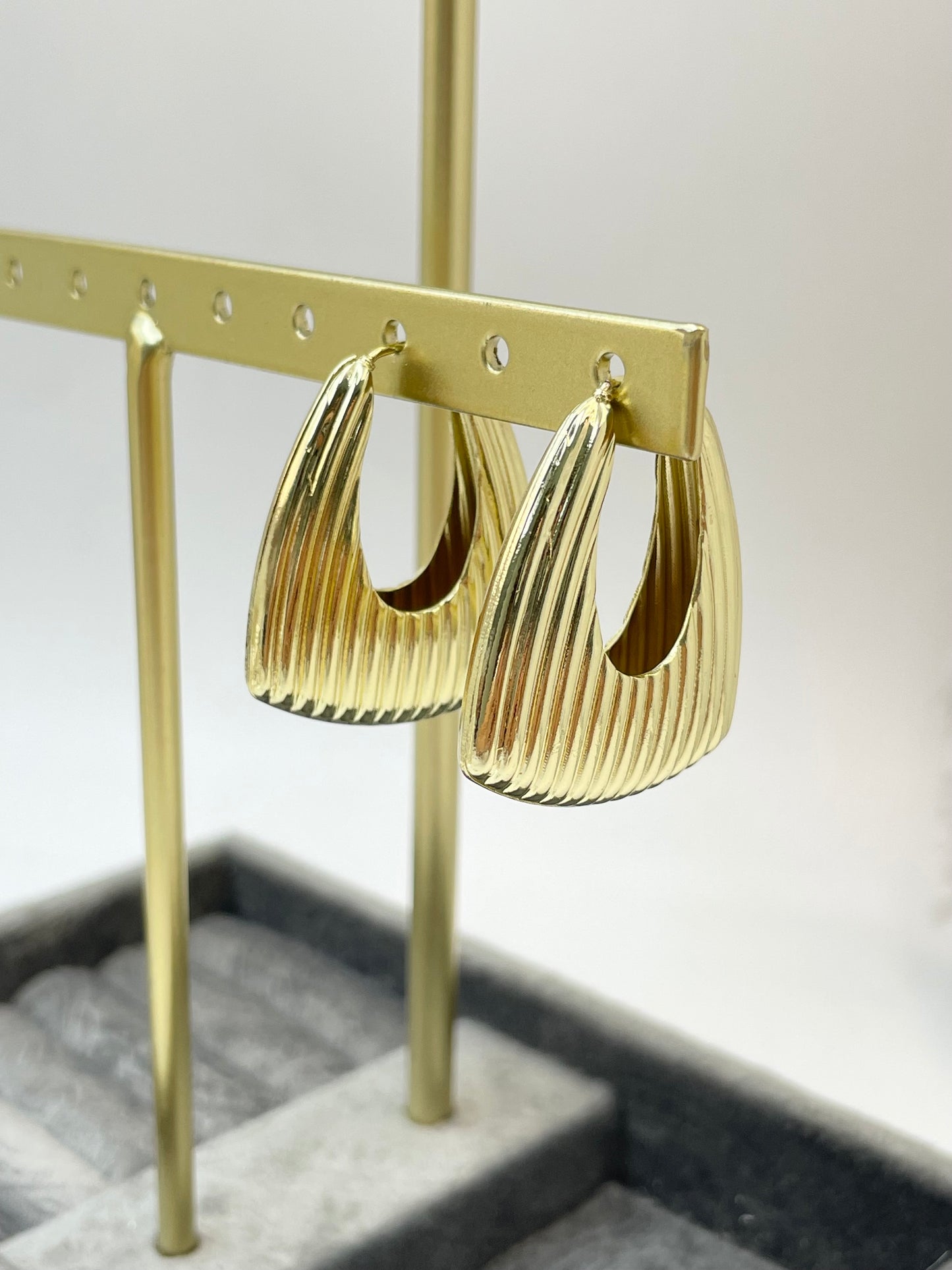 Aretes Chunky Dorado