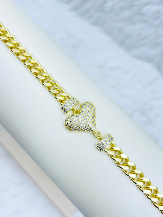 Pulsera Dorada Rosek