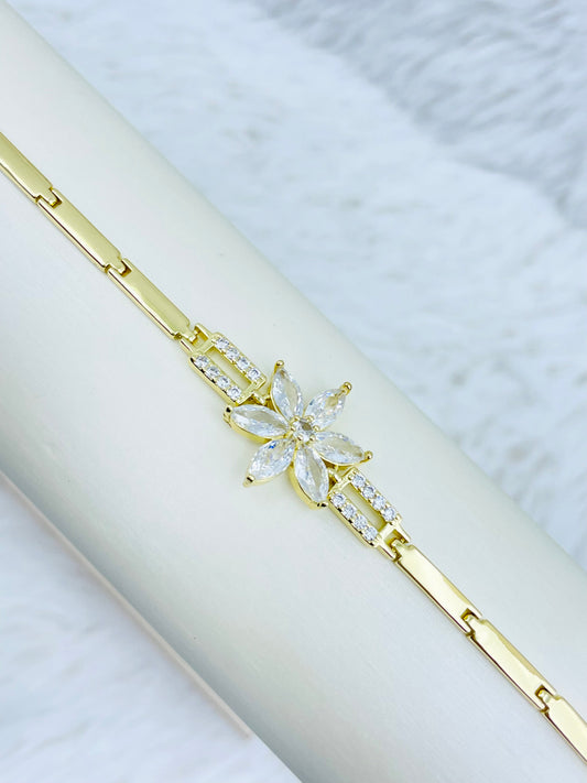 Pulsera dorada Rosek