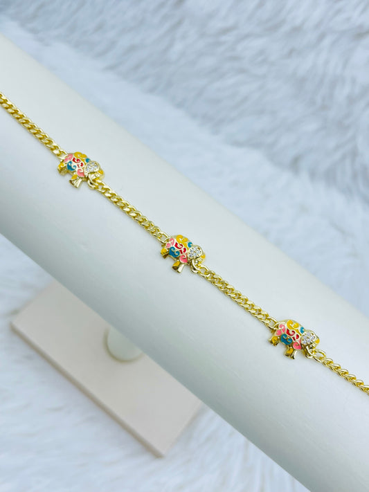 Pulsera Dorada Rosek