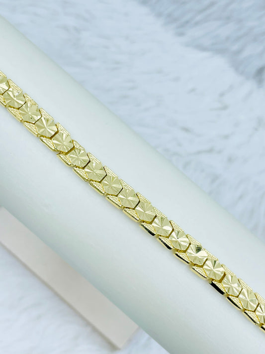 Pulsera Dorada Rosek