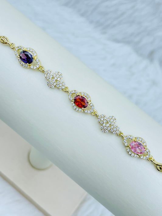 Pulsera Dorada Rosek