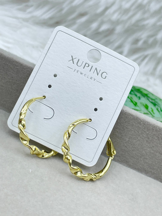 Arracada Xuping Dorada