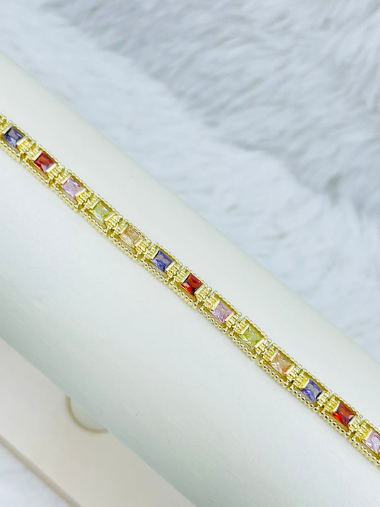 Pulsera Dorada Rosek