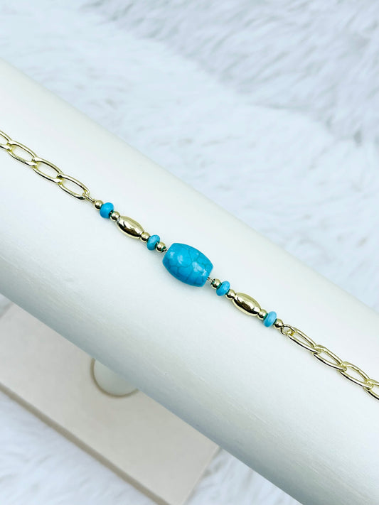 Pulsera Dorada Rosek