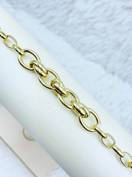 Pulsera Dorada Rosek