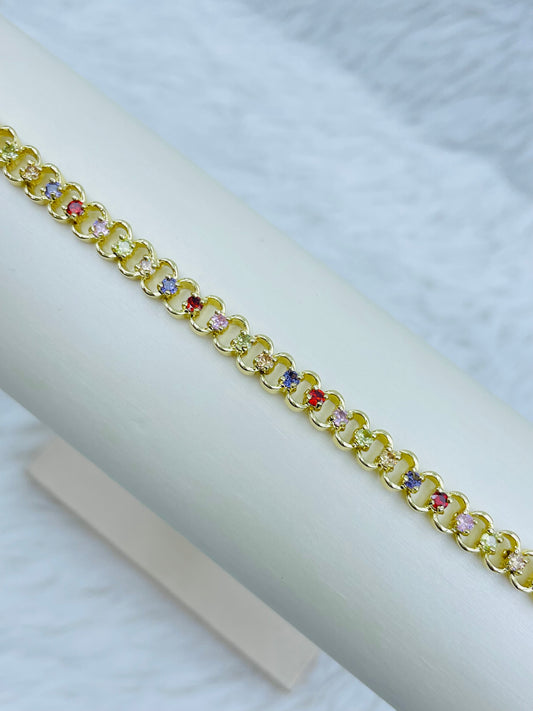 Pulsera Dorada Rosek