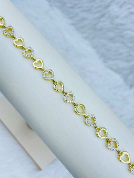 Pulsera Dorada Rosek