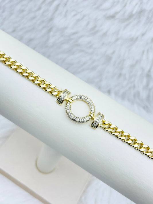 Pulsera Dorada Rosek