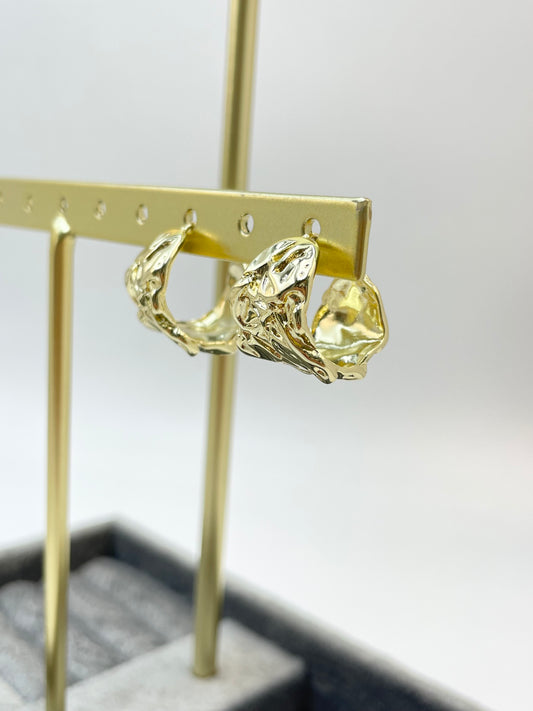 Aretes Chunky Dorados