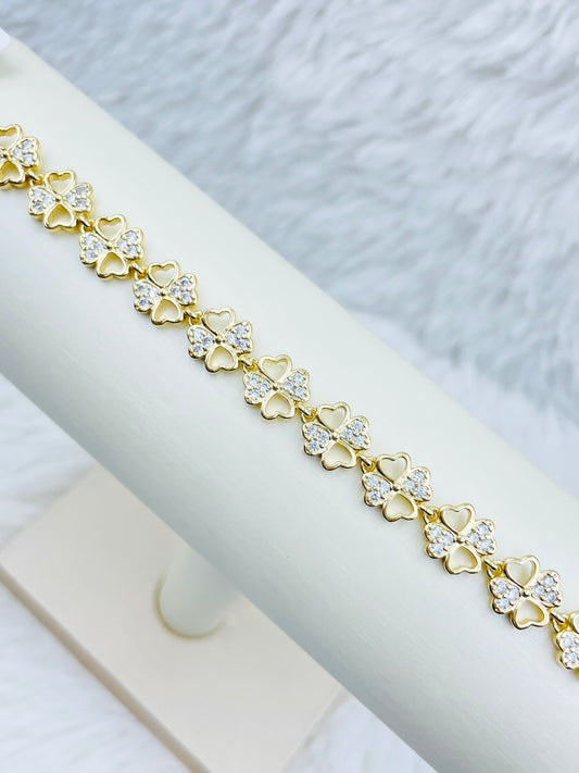 Pulsera Dorada Rosek