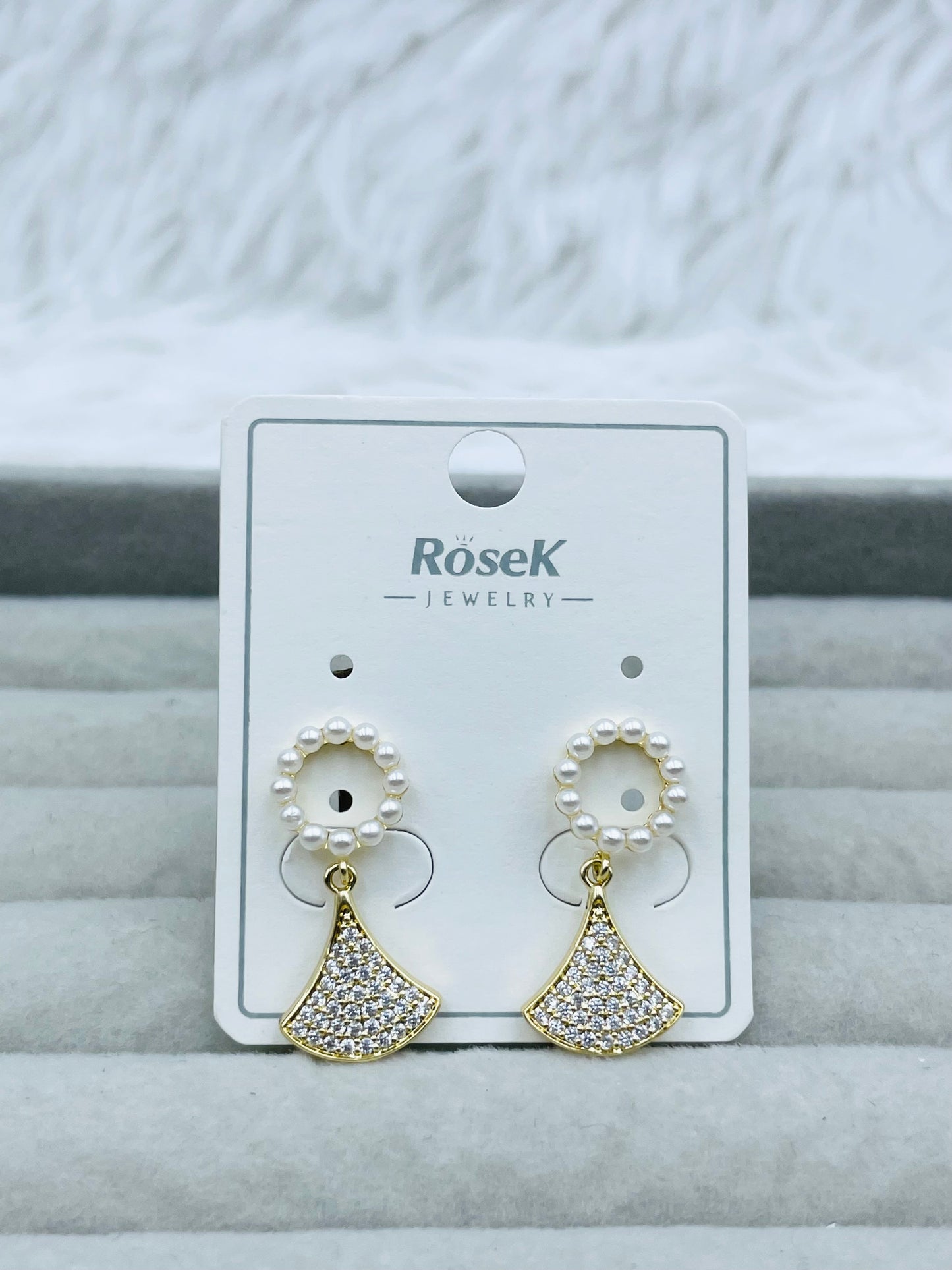 Aretes Dorados Rosek