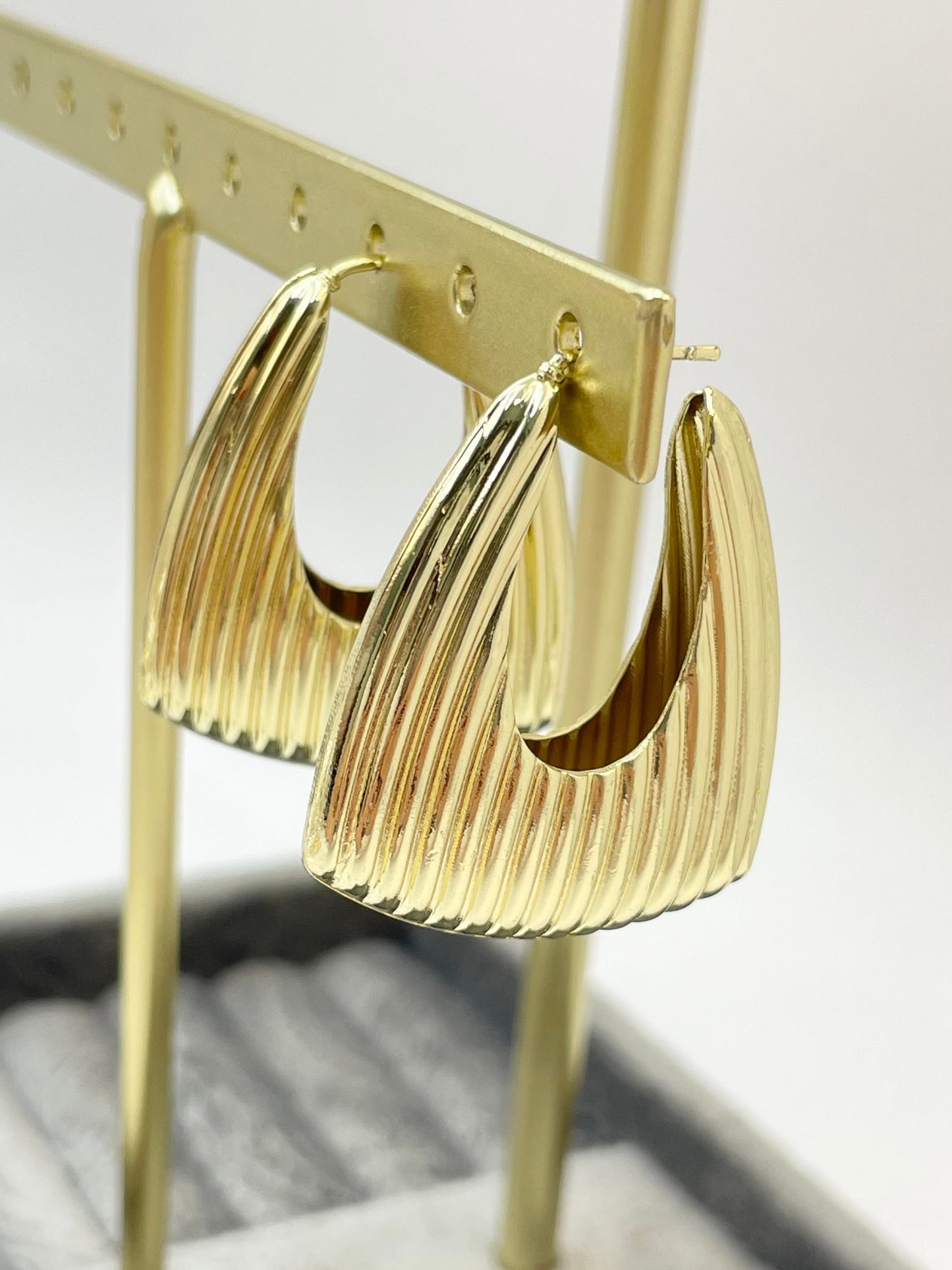 Aretes Chunky Dorado