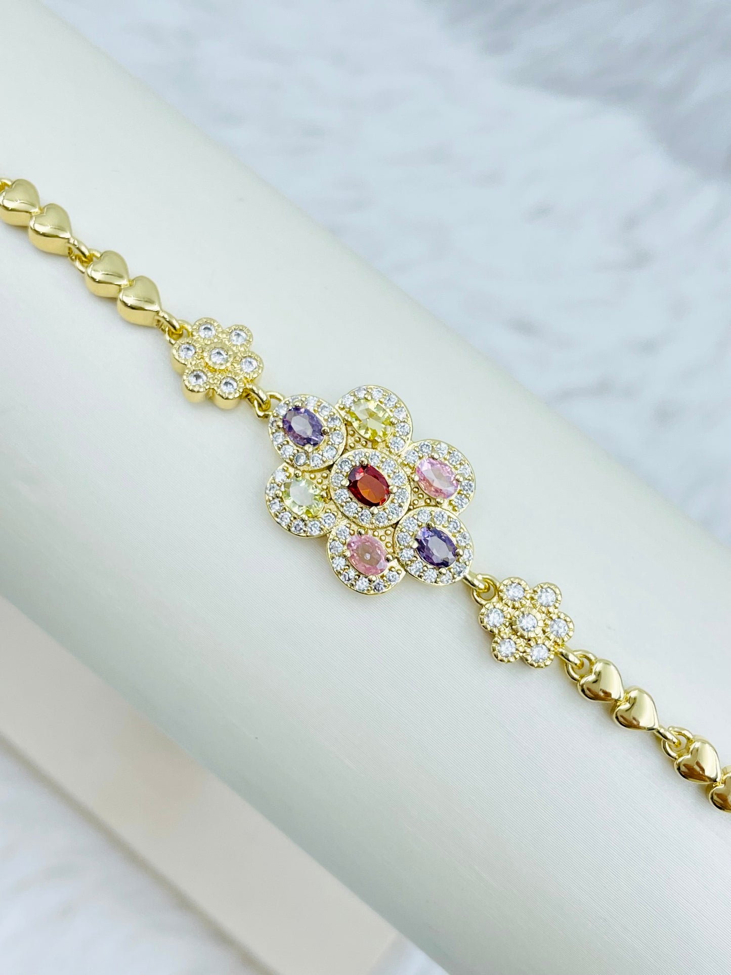 Pulsera Dorada Rosek