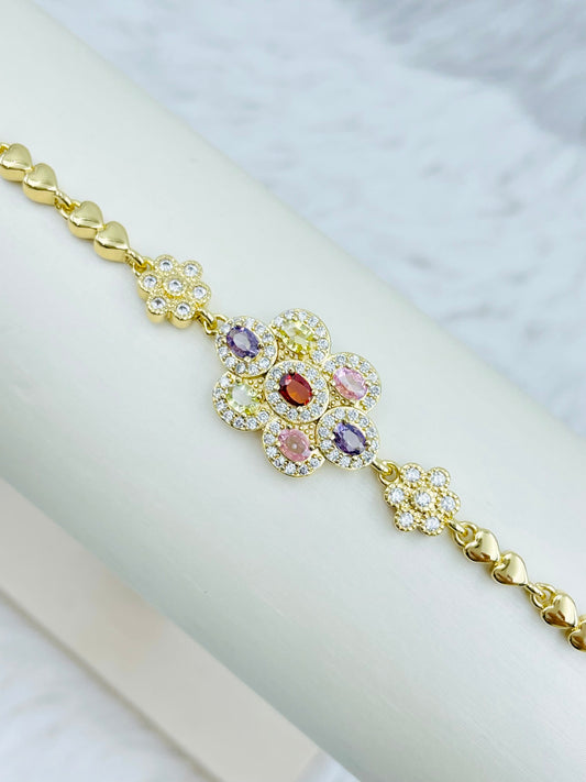 Pulsera Dorada Rosek