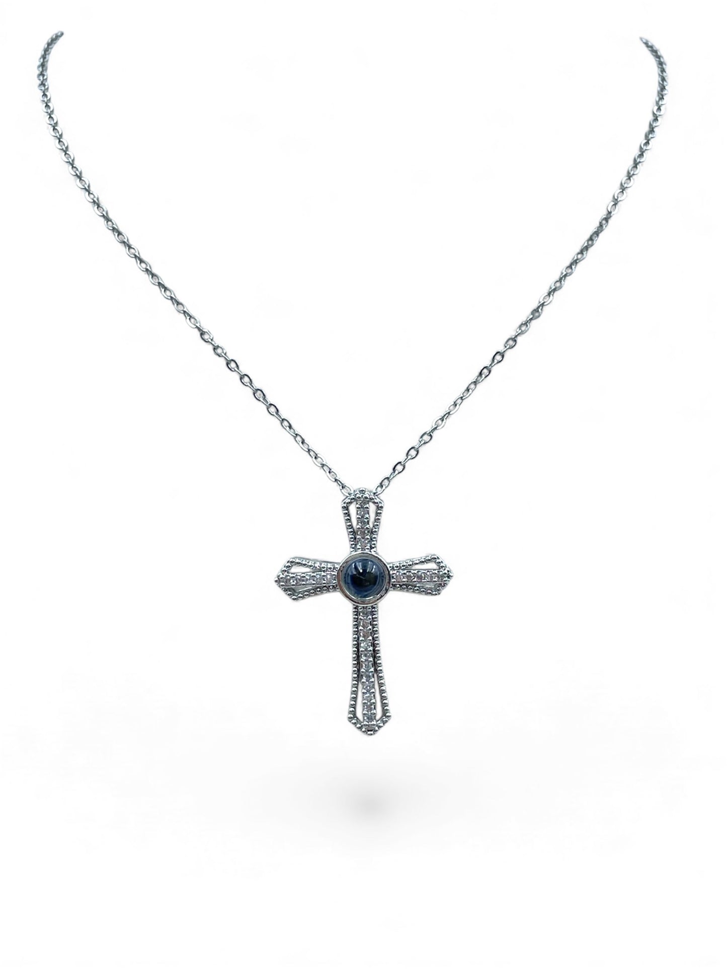 Cadena Religiosa Plateada