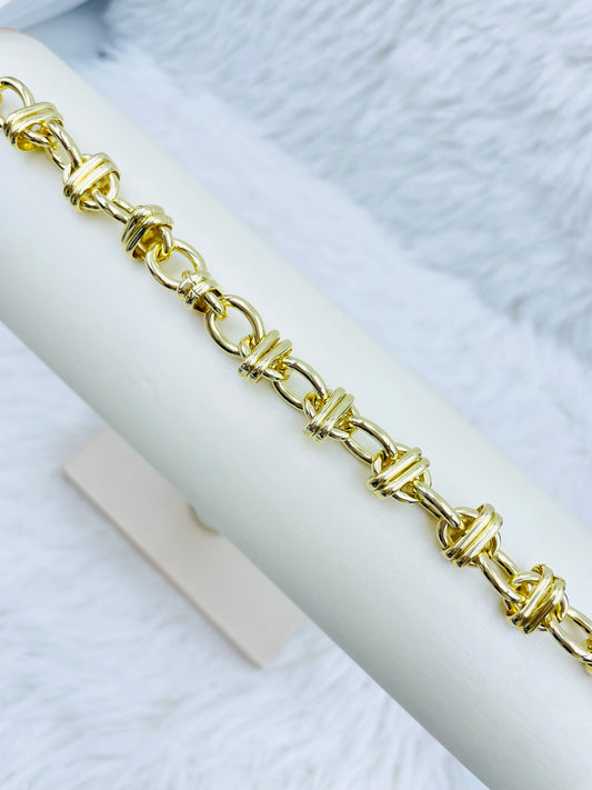 Pulsera Dorada Rosek