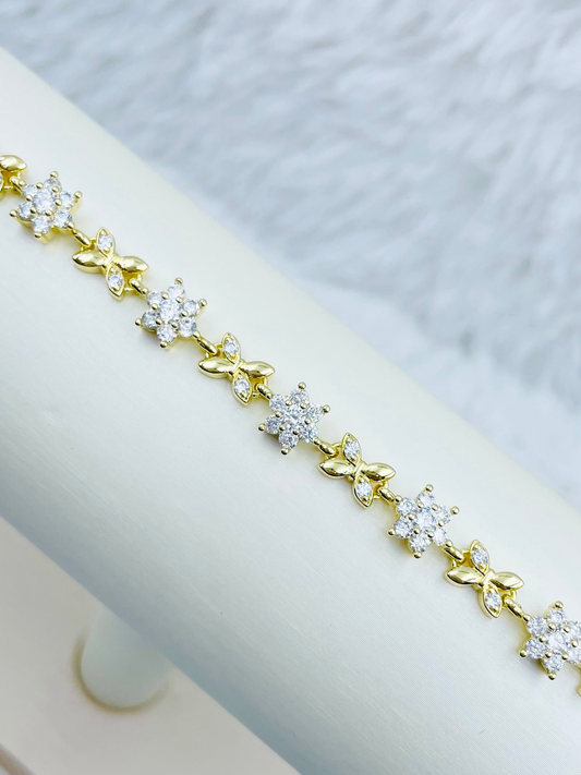 Pulsera Dorada Rosek